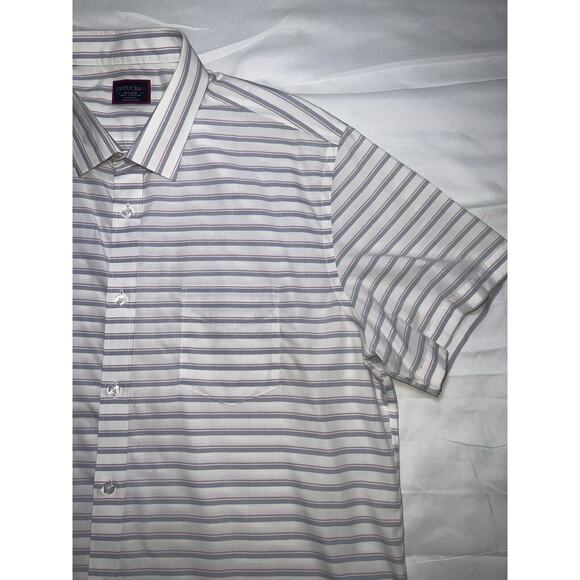 UNTUCKit Shirt Men’s Size XXL Striped Button Up Beringer Wrinkle Free Slim Fit - Picture 3 of 16